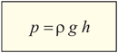 Форм. 4.2. Формула для подсчёта давления. Формула читается так: «Пэ равно отношению эф к эс».