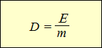 Формула для определения поглощённой дозы ионизирующего излучения. 